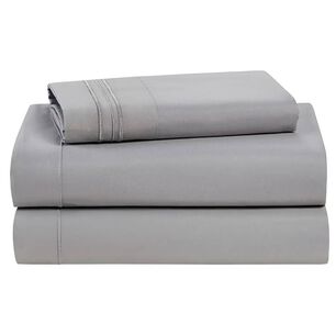Sabana 1800 Hotel Ultra Suave + Funda Bordada. 1.5 Plazas Gris