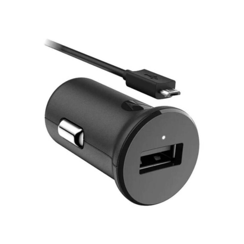 Cargador Para Automovil Carga Turbo Micro Usb Negro image number 0.0