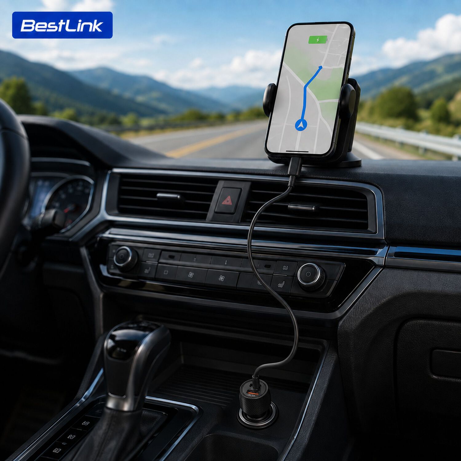 Cargador Para Auto Dual 48w Usb-c + Usb-a Carga Ultra R&aacute;pida image number 6.0
