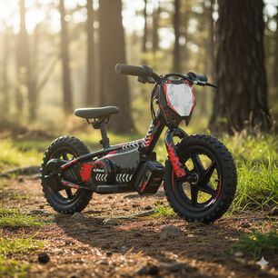 Bicicleta Moto El&eacute;ctrica E-bike Beride Aro 12 Roja