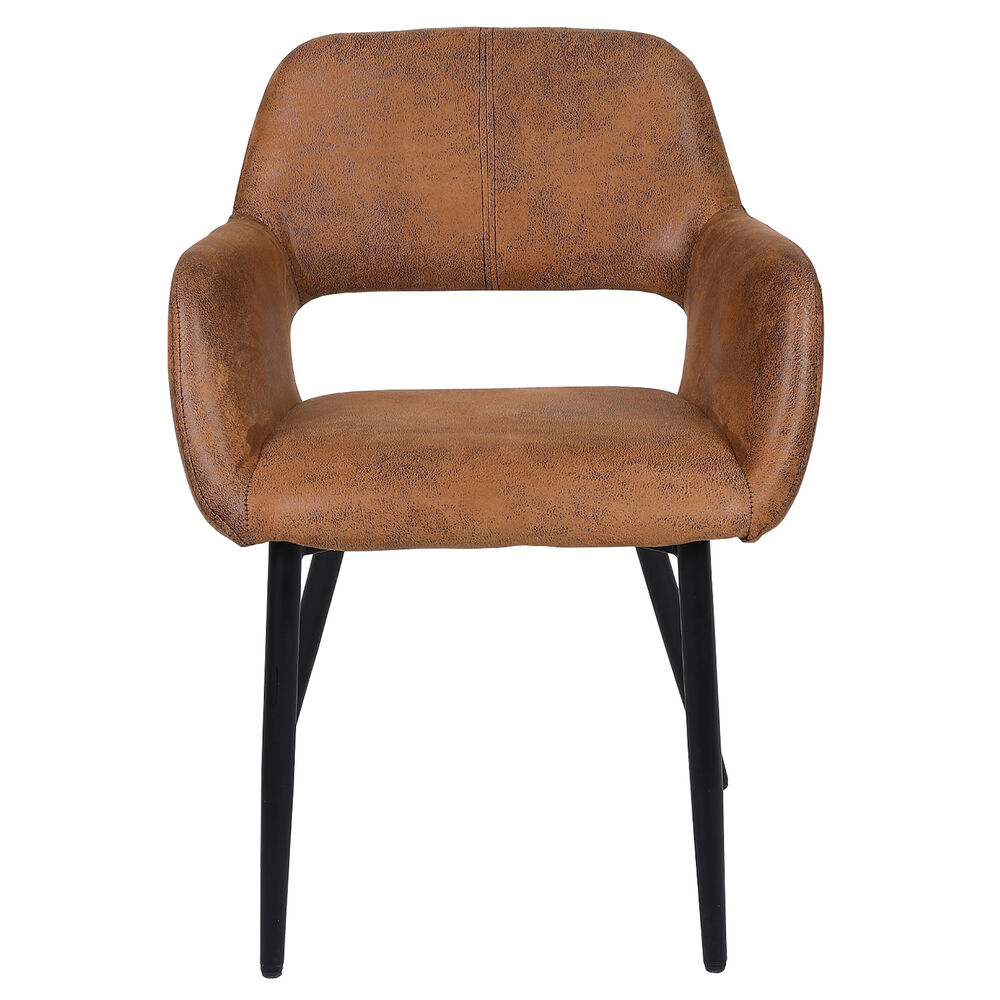 Pack De 2 Silla Comedor Sitial Cromwell Caf&eacute; image number 2.0