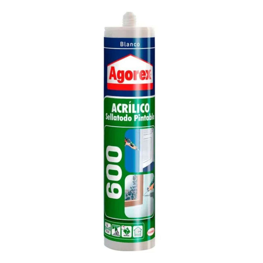 Acrilico Sellatodo Pintable 600 Blanco 300ml - Agorex image number 0.0