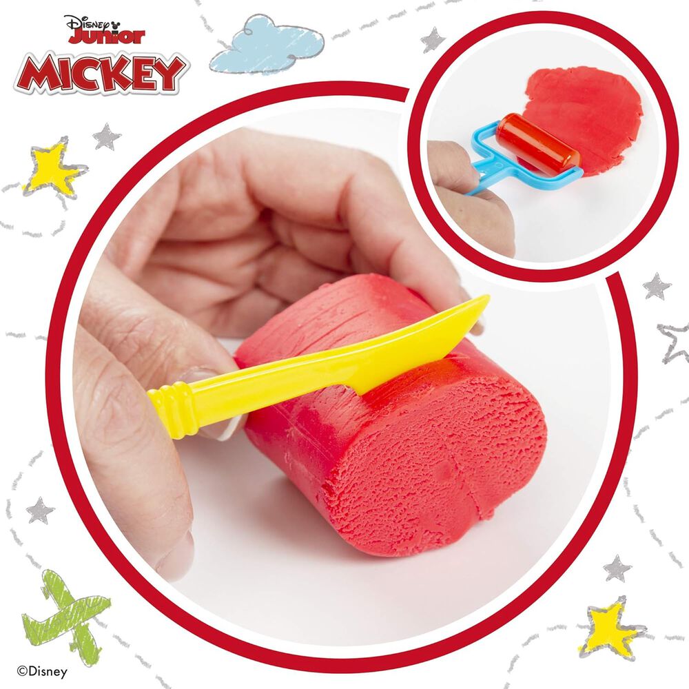Set De Masas Con Accesorios Moldeables Juego Niños Mickey 3d image number 5.0