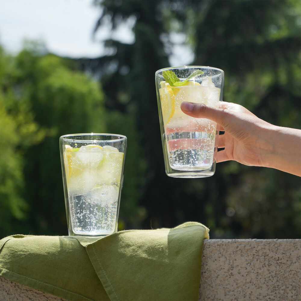 Set 4 Vasos Vidrio Doble Pared 400 Ml Simplit image number 2.0