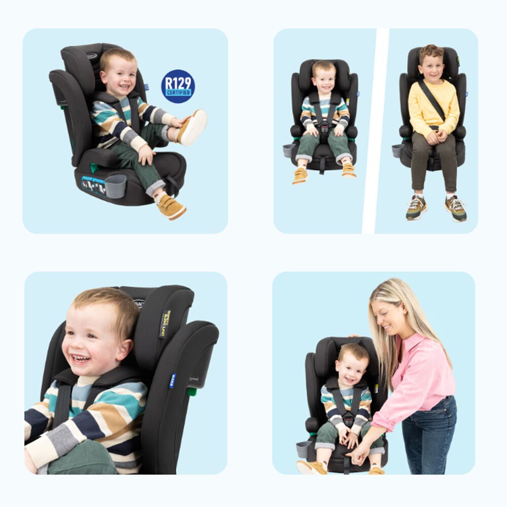 Silla De Auto Butaca 2 En 1 Eldura R129 Midnight Graco image number 7.0