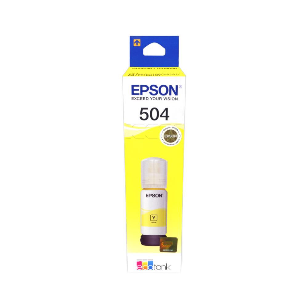 Tinta Epson T504 Yellow image number 1.0