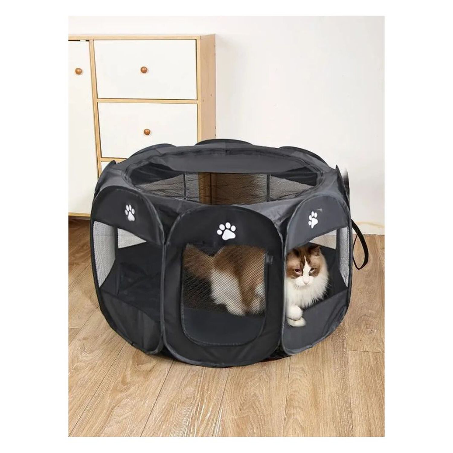 Corral Tienda Plegable Grande Para Mascotas Perros Gatos image number 2.0