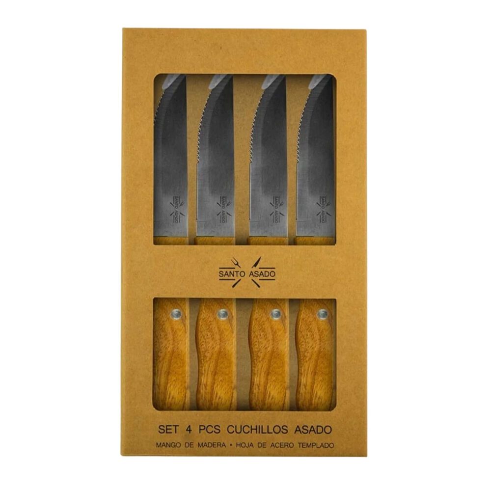Set De Cuchillos Para Asado Lyn 4 Pzs image number 1.0