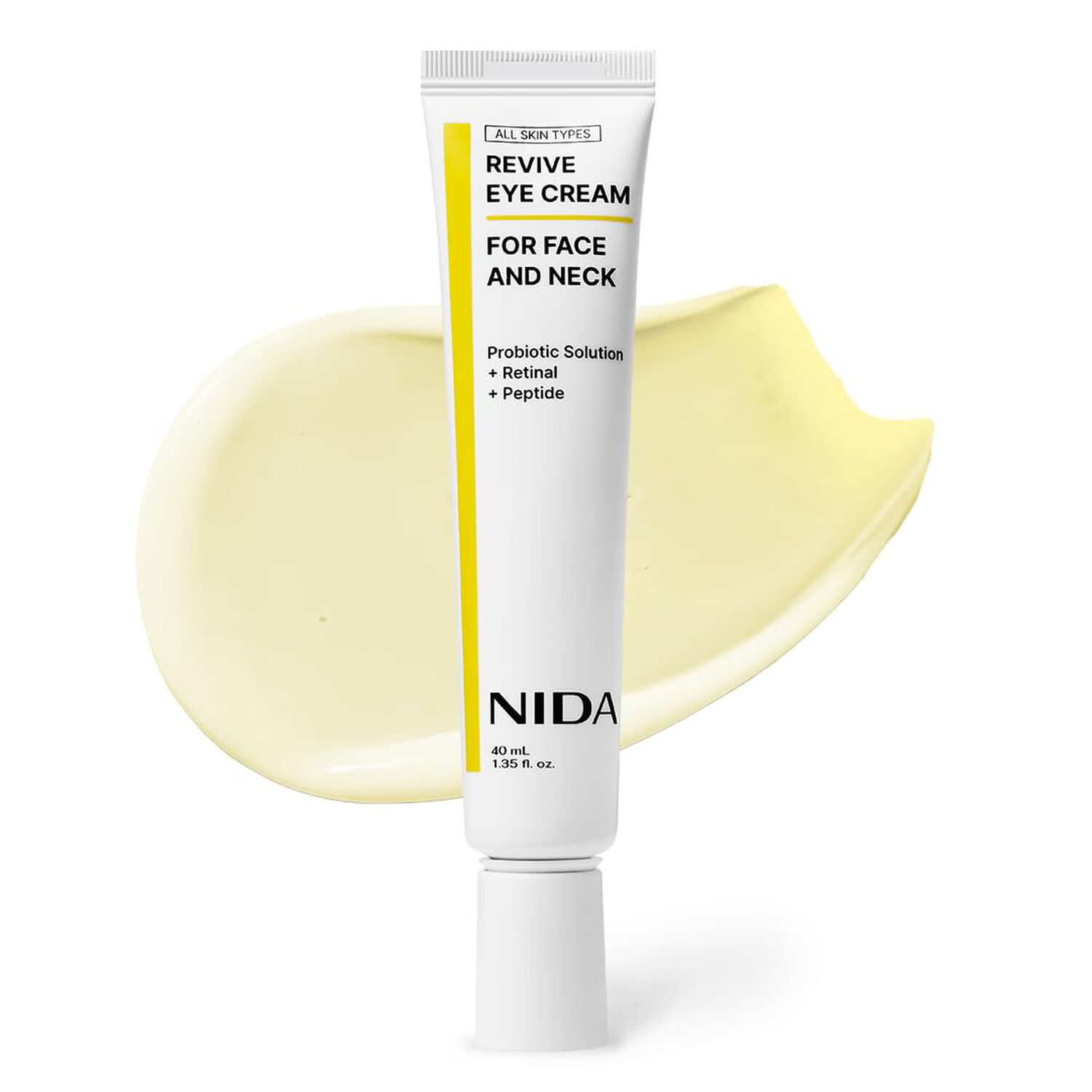 Revive Eye Cream For Face And Neck (nida) -40ml Crema Antiedad Para Contorno De Ojos, Rostro Y Cuello image number 0.0