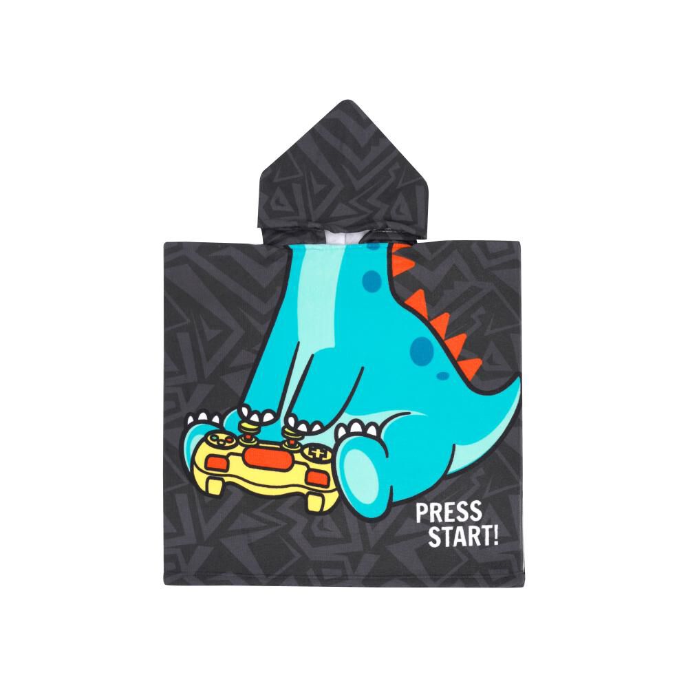 Toalla Playa Capucha Casaideal Kids Press / 60 X 120 Cm image number 0.0