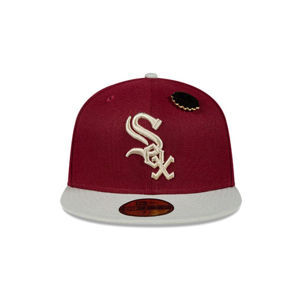 Gorra 59fifty Chicago Blanco Sox Mlb Beer Pack Cardinal image number 2.0