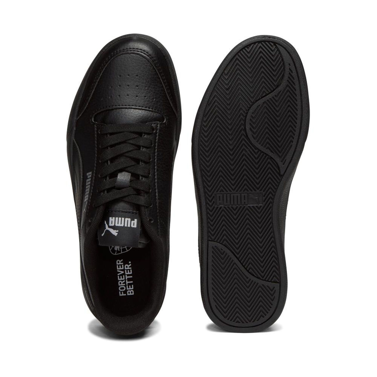 Zapatilla Escolar Unisex Puma Shuffle Negro image number 3.0