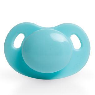 Chupete Dental Tetina Anat&oacute;mica Con Alas +6m Celeste