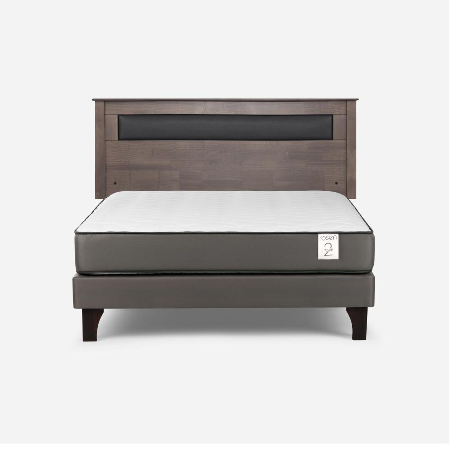 Cama Europea Rosen New Style 2 Plus / 2 Plazas / Base Normal + Respaldo image number 0.0