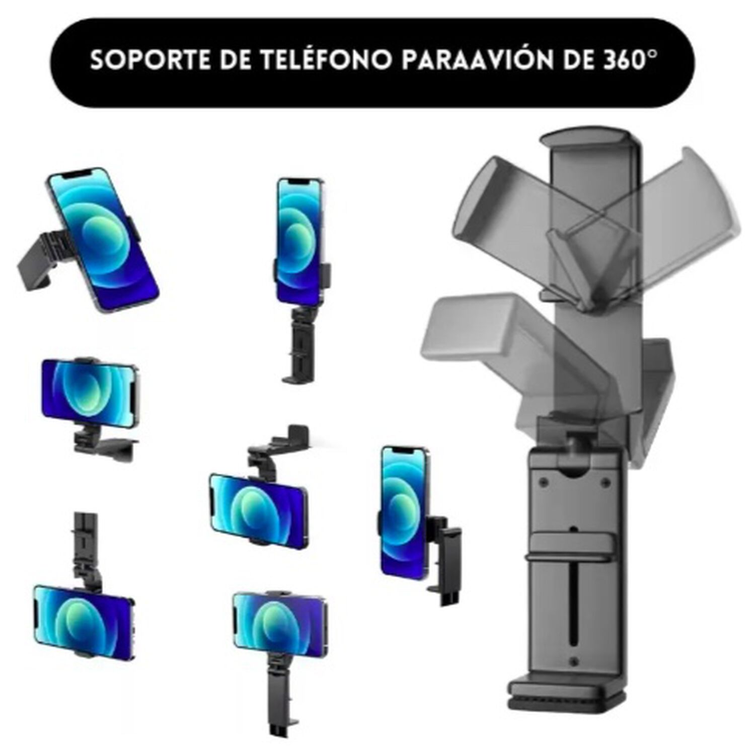 Soporte Celular Maleta Rotaci&oacute;n 360 image number 4.0