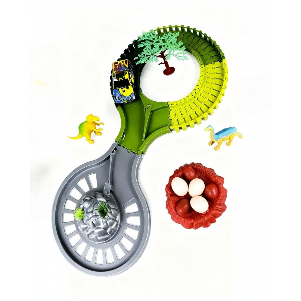 Juguete Autopista Parque Dinosaurio Flexible Para Ni&ntilde;os image number 5.0