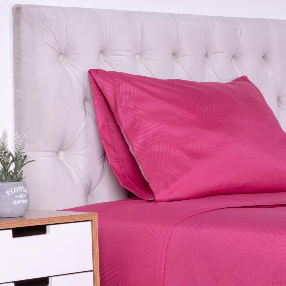 Juego De S&aacute;banas Casaideal Embossed / 1 Plaza image number 1.0