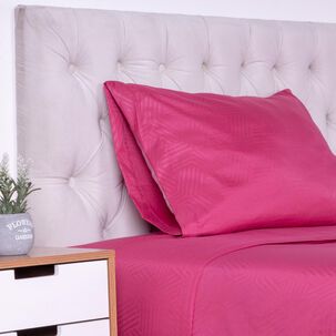 Juego De S&aacute;banas Casaideal Embossed / 1 Plaza