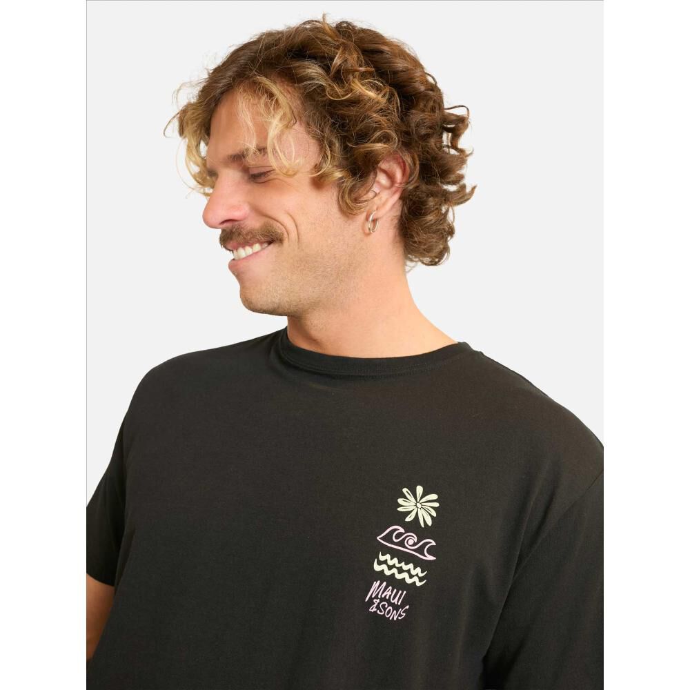 Polera Manga Corta Cuello Redondo Hombre Maui And Sons image number 3.0