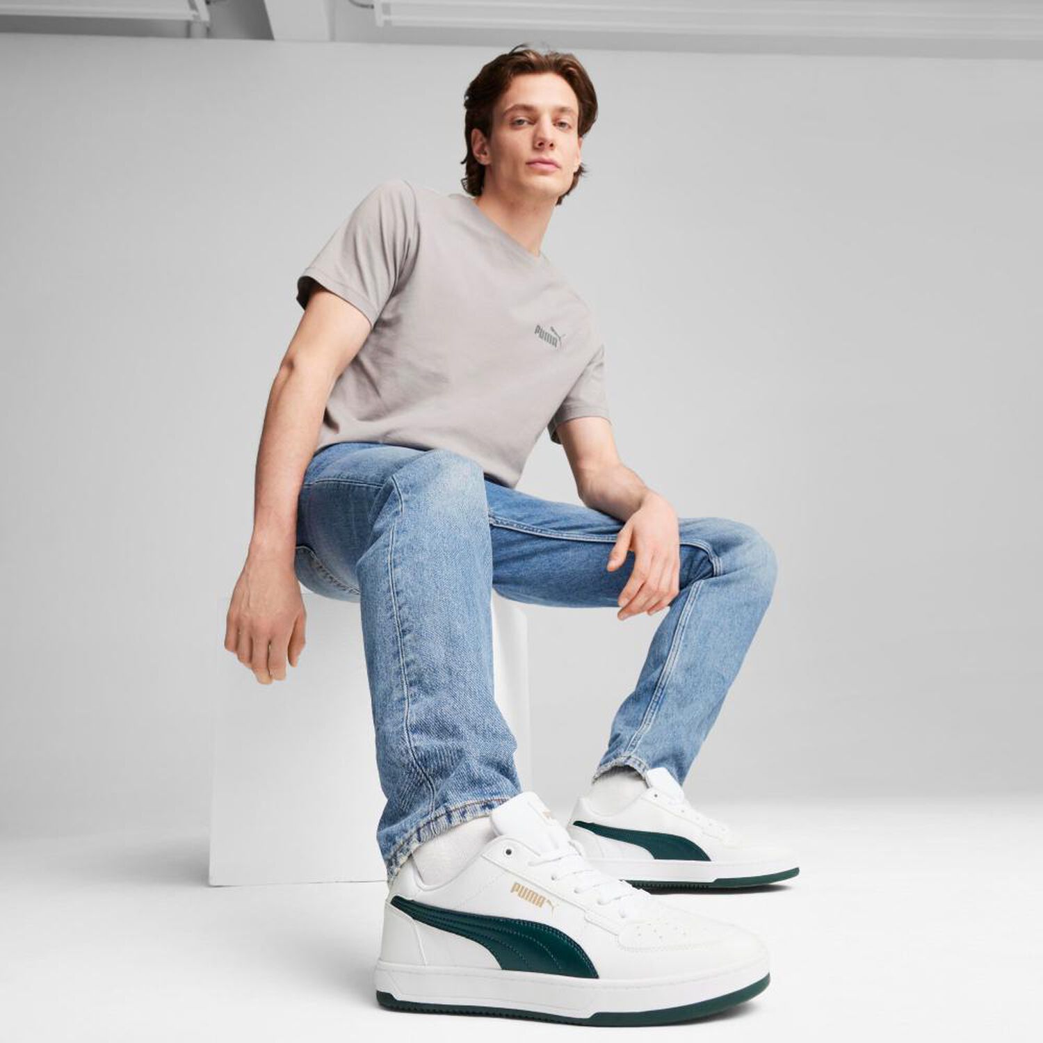 Zapatilla Urbana Hombre Puma Caven 2.0 Blanco/verde image number 6.0