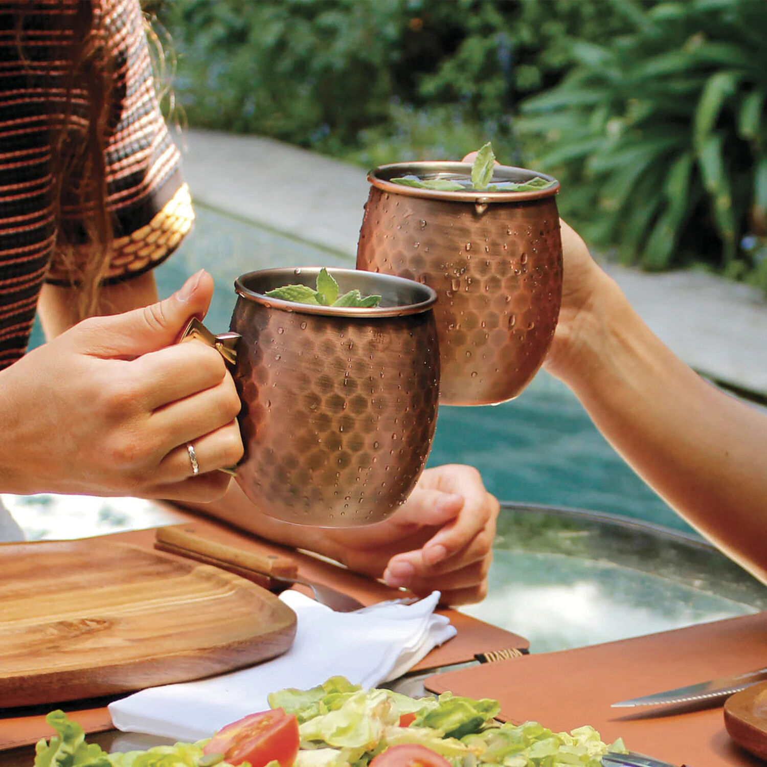 Set De 2 Mugs De Cobre Wayu Tragos Moscow Mule Mojito Bar image number 5.0