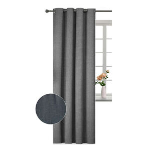 Cortina Engomada Termica 100% Blackout De Tipo Lino