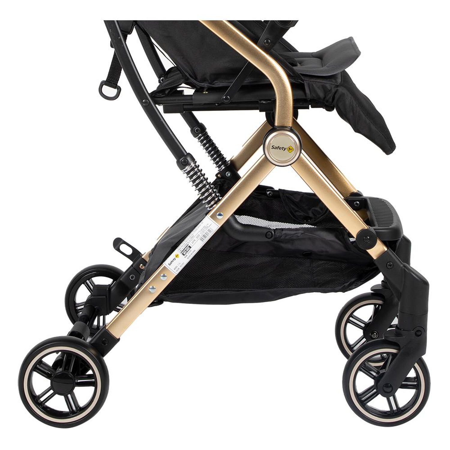 Coche De Paseo Safety Spark Golden Black image number 4.0