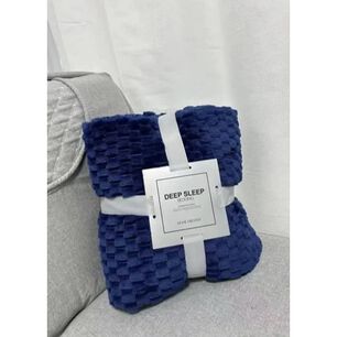 Mantas Para Cama Frazadas Decorativa Manta Azul