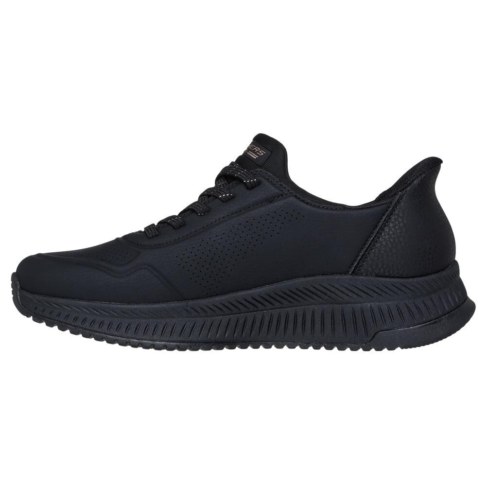 Zapatilla Urbana Mujer Skechers Bobs Squad 4-key Look Bbk image number 4.0
