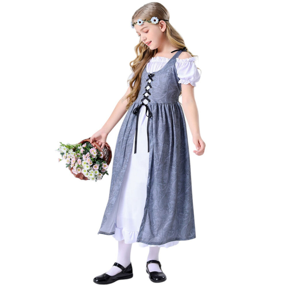 Disfraz Infantil Campesina Campo Medieval image number 2.0