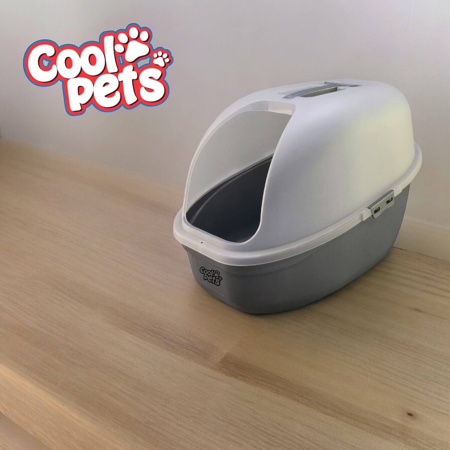 Arenero Cerrado Gatos Con Pala 61*41.5*41 Cm Cool Pets image number 1.0