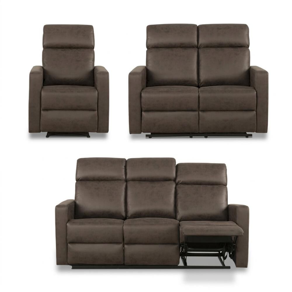 Juego De Living Reclinable Cic Asturias / 3 Cuerpos + 2 Cuerpos + 1 Cuerpo image number 0.0
