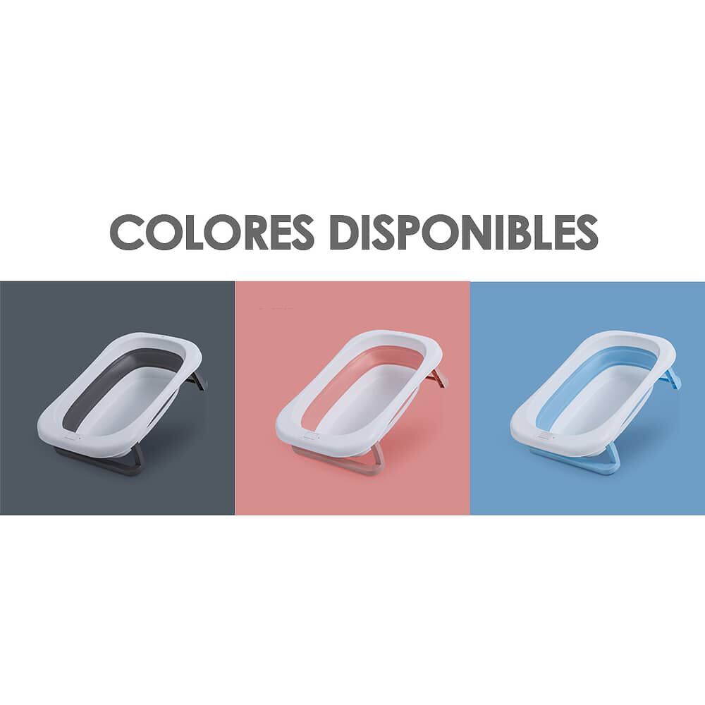 Ba&ntilde;era Plegable Beb&eacute; Con Malla Para Ba&ntilde;o Rosa Babymine image number 7.0