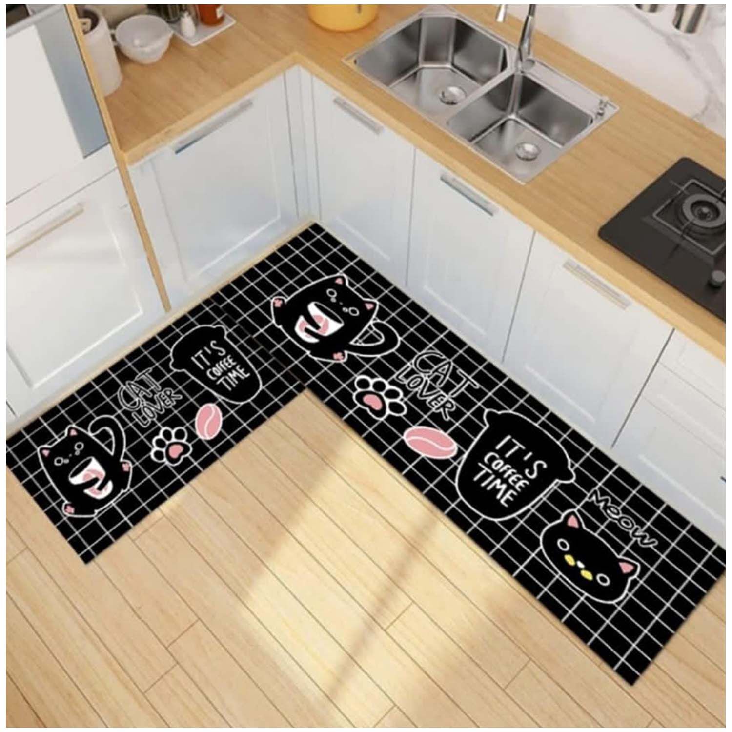 Pack De 02 Alfombra Para Cocina Con Antideslizantes Md17 image number 0.0
