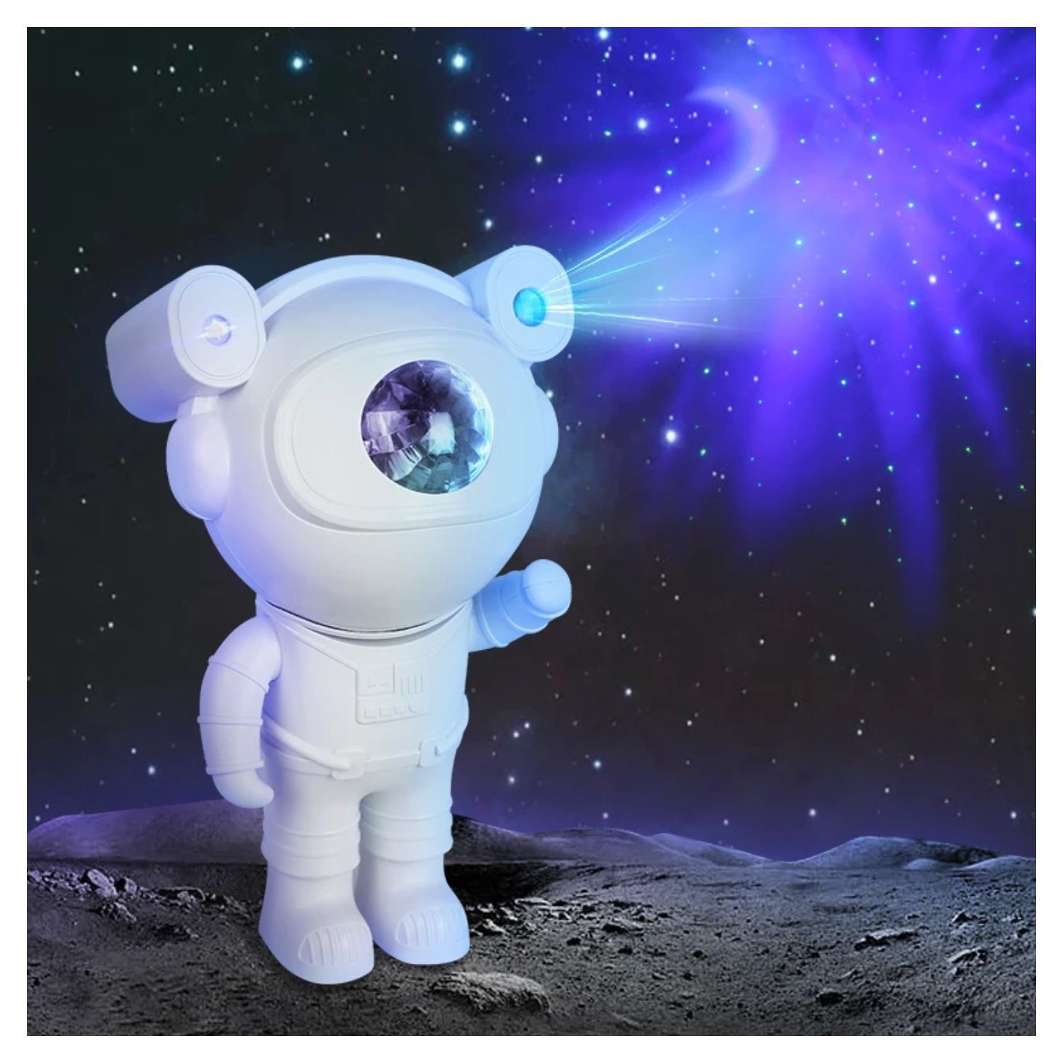 Proyector Astronauta Luz Led Galaxia Usb Bluetooth Parlante De M&uacute;sica image number 6.0