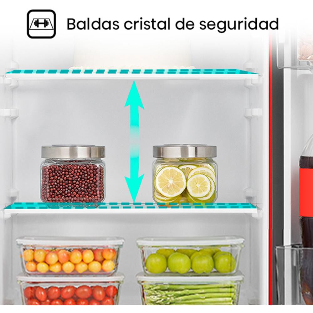Refrigerador Monopuerta Hisense HRO179RD / Frío Directo / 177 Litros / A+ image number 4.0