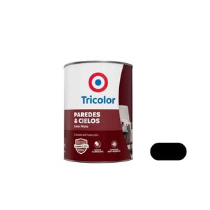 Látex Mate Paredes Y Cielos 900ml Negro - Tricolor
