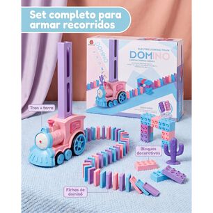 Juguete Trencito Domino Didactico Para Ni&ntilde;os