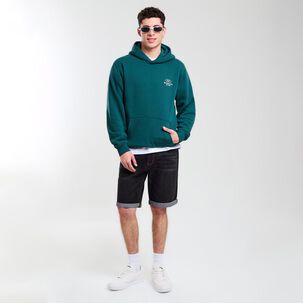 Polerón Estampado Slim Cuello Redondo Con Capucha Hombre Skuad
