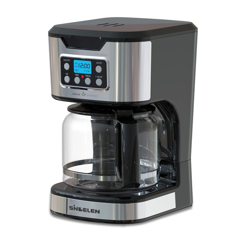 Cafetera Sindelen Cfg-1800din / 1,8 Litros / 900w image number 0.0