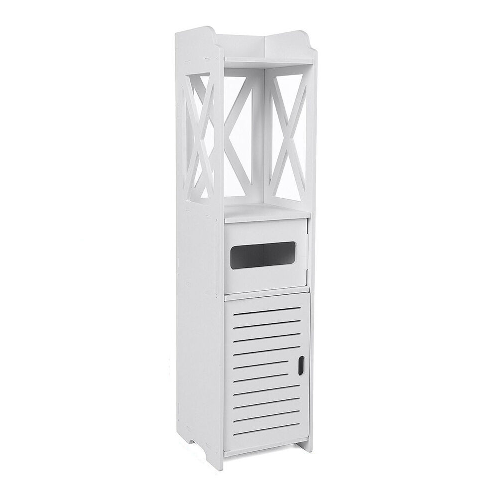 Estante Baño Organizador Multiuso 80x20x18 Cm Blanco image number 1.0
