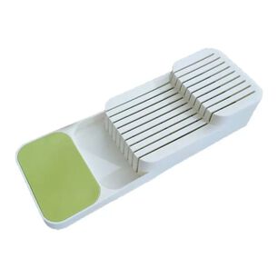 Organizador De Cuchillos Bandeja Cajon De Cocina 9 Ranuras