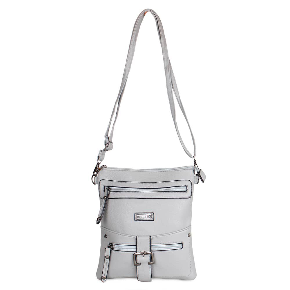 Cartera Bandolera Pola Gris Anabella Sachi image number 0.0