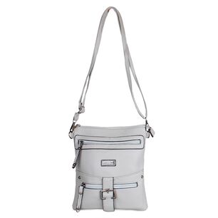 Cartera Bandolera Pola Gris Anabella Sachi