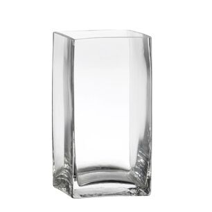 Florero Quadro 20cm Vidrio Cuadro Transparente Allegra