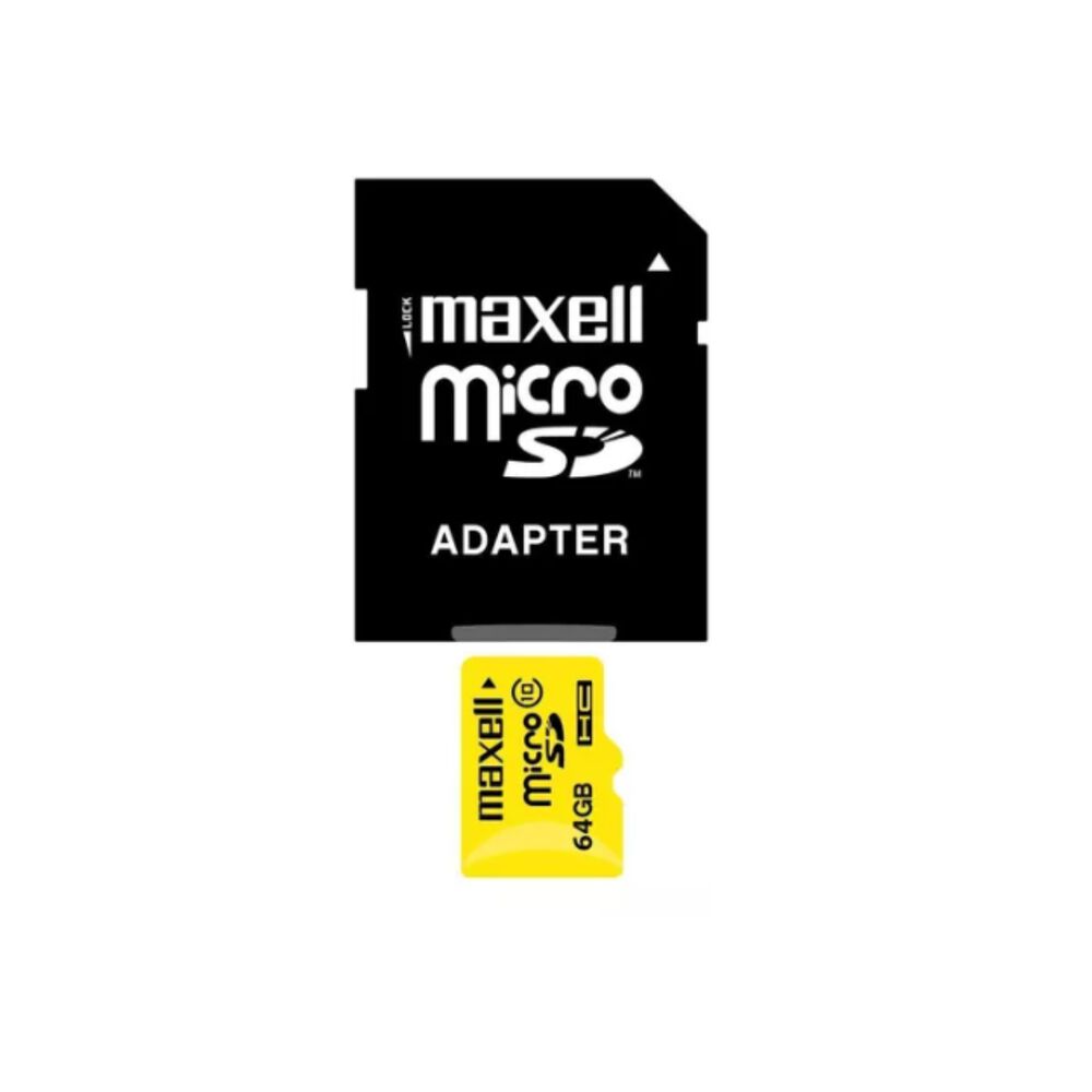 Tarjeta De Memoria Microsd 64gb Maxell Clase 10 + Adaptador image number 1.0