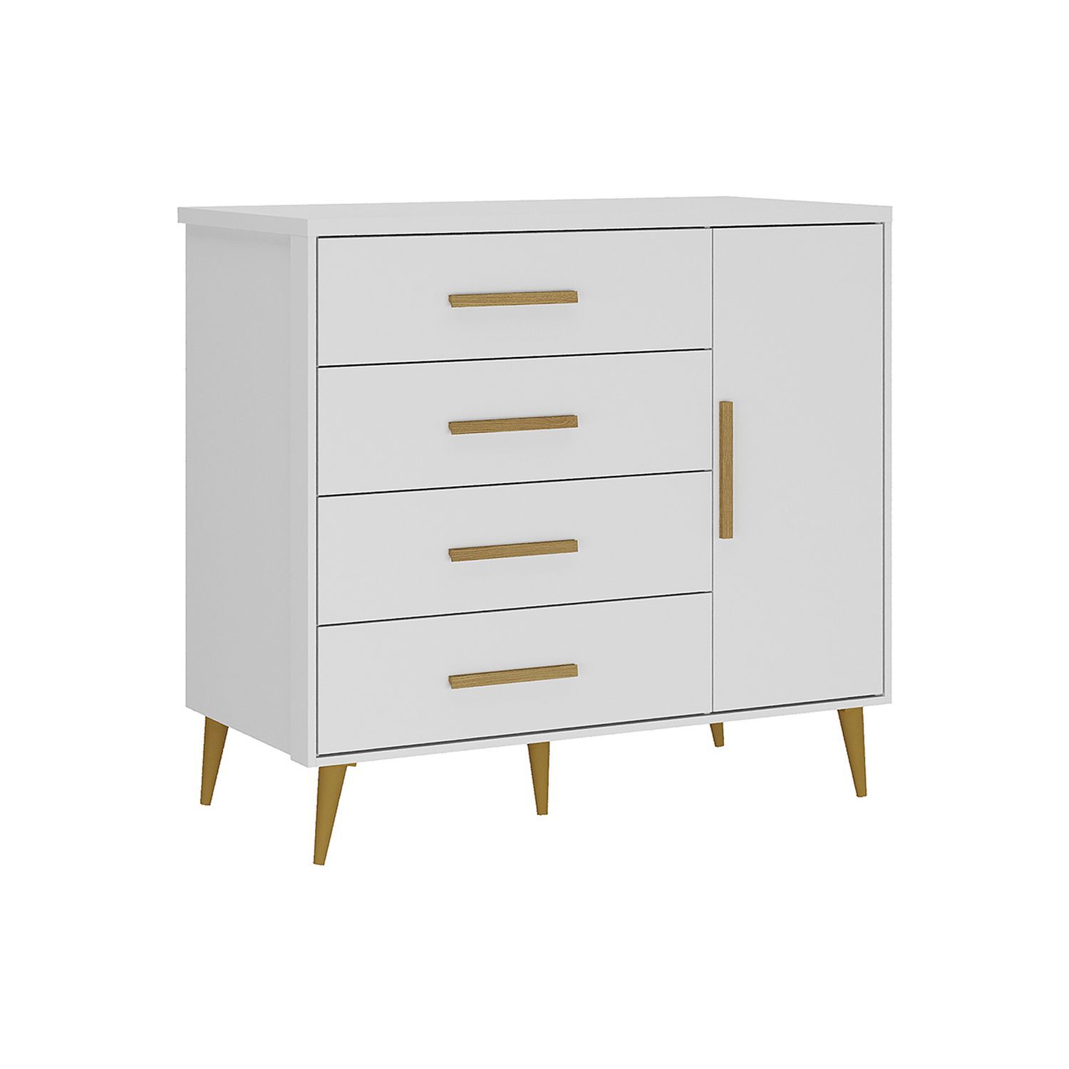 Comoda Di Poretti Design Kids / 1 Puerta / 4 Cajones image number 0.0