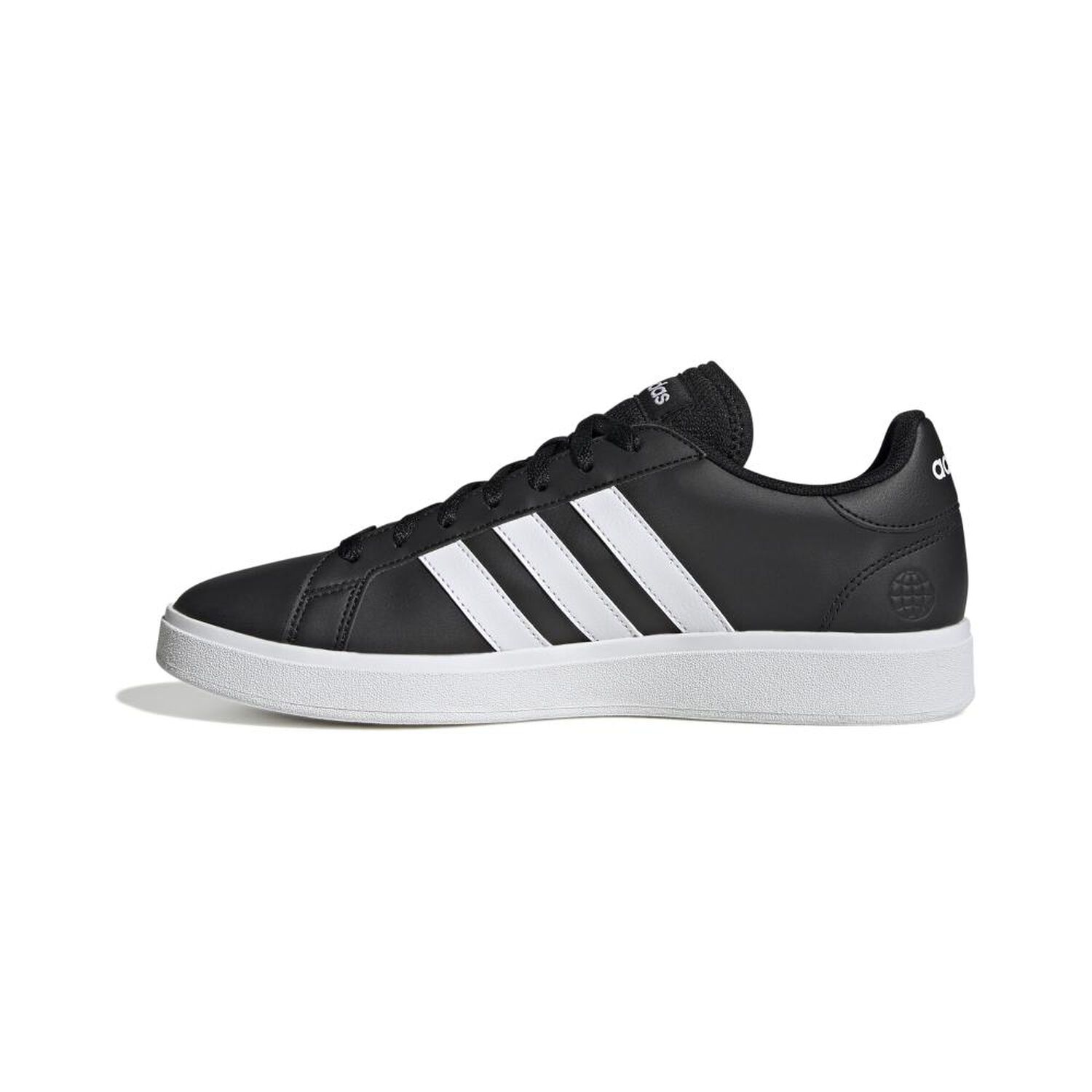 Zapatilla Urbana Hombre Adidas Grand Court Base 2.0 Negro image number 3.0
