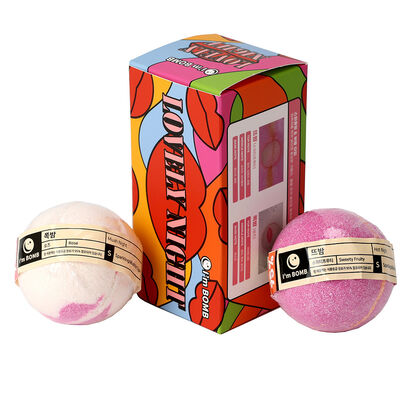 Set De 2 Bombas De Tina Con Aroma Lovely Night 120g Im Bomb