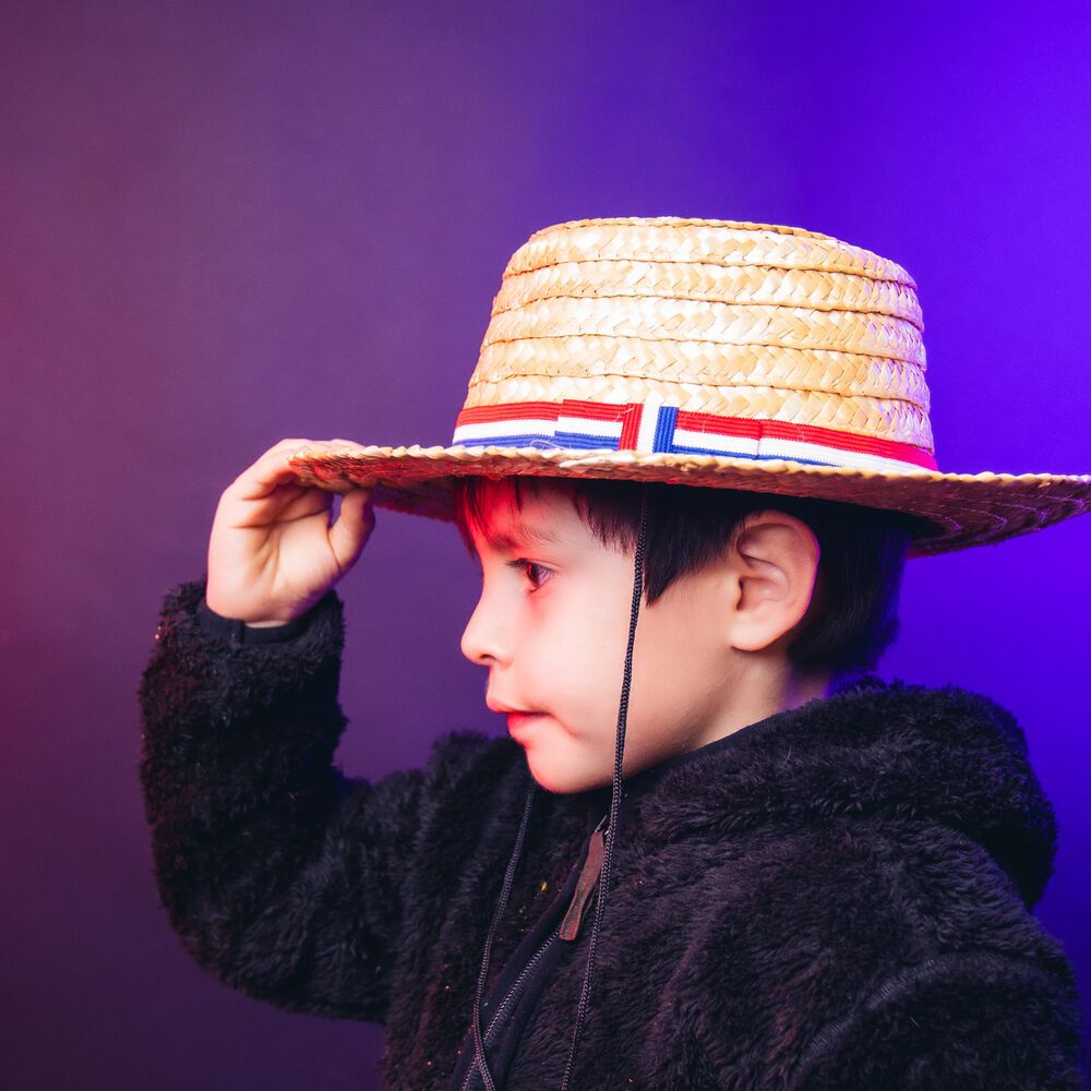 Sombrero Chupalla Huaso Niños Fiestas Patrias image number 2.0